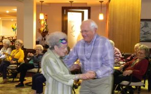 Dancing at Rolling Meadows Retirement Community