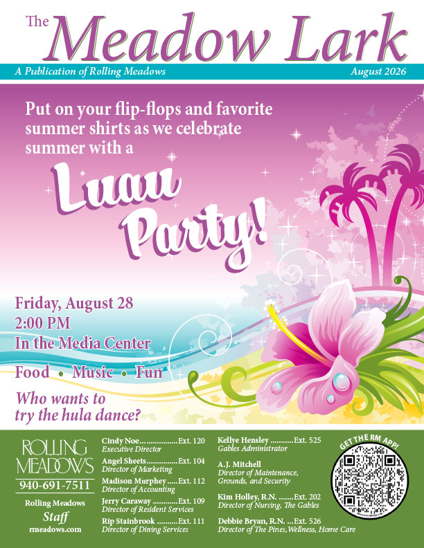 August 2026 Newsletter